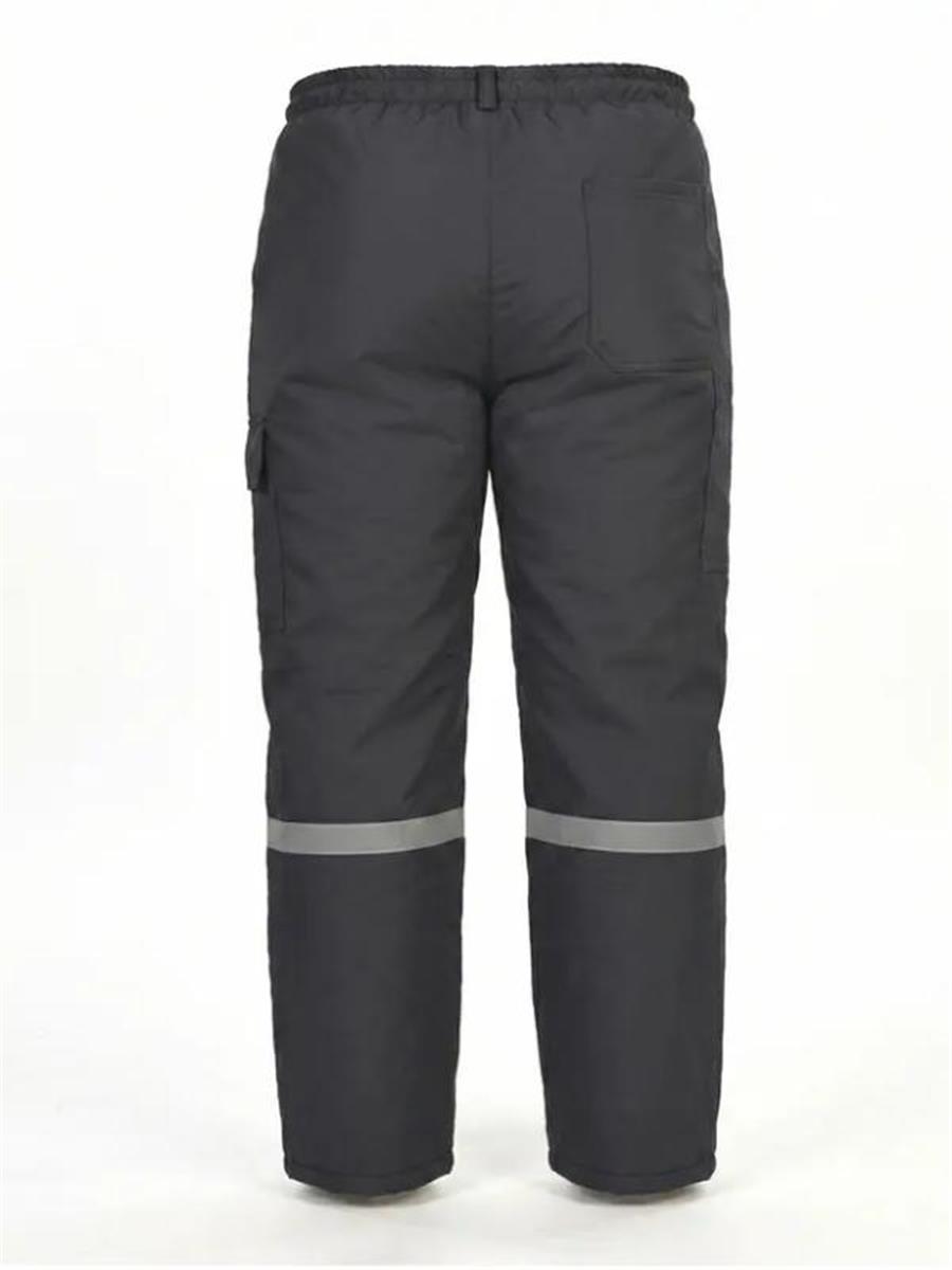 Soğuk Hava Pantolonu Lacivert Bondit Su Geçirmez İçi Kapitone Elyaf Dolgulu -20 Dereceye Dayanıklı Unise